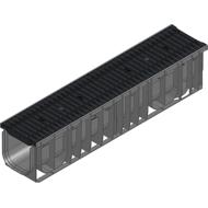 CANIVEAU PP RECYFIX PRO 150 H150 + GRILLE FENTE FIBRETEC 9 C250 1M