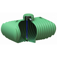 Cuve eau de pluie PE ECOREGUL REGULATION POMPE RENFORCEE 5000L