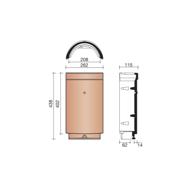 FAITIERE ARETIER 1/2 RONDE N°2 NUAGE REF B000 1001
