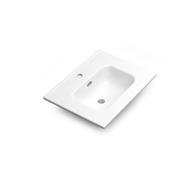 PLAN VASQUE 60X46CM CERAMIQUE BLANC