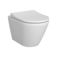 Pack cuvette INTEGRA avec abattant suspendu sans bride blanc 3/6L