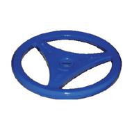 Volant fonte bleu pour vanne ref : 9301 tige de manoeuvre