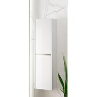 COLONNE POKER 2 PORTES SANS POIGNEE BLANC 35X140X32CM