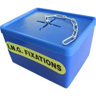 Chaînette de fixation acier Ø2,5mm 25m boite