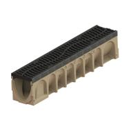 CANIVEAU POLYMERE MULTIDRAIN 150 H21 +GRILLE FONTE DUNE D400 PMR 1M