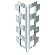 PROTEGE angle métal perforé pour enduit gratté +jonc PVC SABLE 10mm 3m