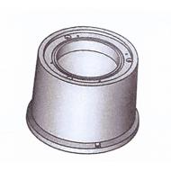 Tête verrouillable regard RESO Ø1000 H120cm avec échelons NF