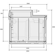 CORPS DE CHAMBRE BETON P1C AVEC FOND