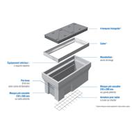CORPS DE CHAMBRE BETON L2C SANS FOND