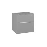 CAISSON GALSAKY SALLE DE BAIN 2 TIROIRS GRIS MAT 60X60X45CM