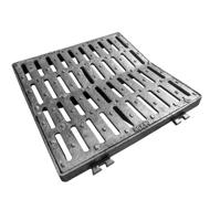 GRILLE FONTE CARREE CONCAVE PMR SCGI40 C250