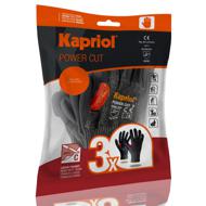 Gants de manutention POWER CUT noir anti-coupure T.10 lot 3 paires