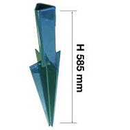 Système VITPOST pour poteau de clôture vert carton 4