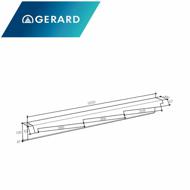 BANDE RIVE CRANTEE GAUCHE GERARD CHARCOAL LG 1100MM 0.91/ML