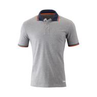Polo gris/orange T.XXL