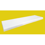 CHAPERON DE MUR ELEGANCE PLAT 75X30CM BLANC