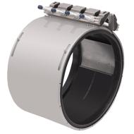 Manchon REPAMAX réparation inox 1 pièce 210mm Ø180-202 16bar