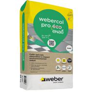 MORTIER COLLE CARRELAGE WEBERCOL PRO ECO GRIS SAC 25KG