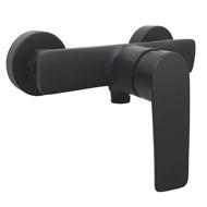 MITIGEUR BAIN/DOUCHE MURAL RUBY EPOXY NOIR MAT
