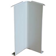Jonction angle rentrant H.100mm laqué gris aluminium