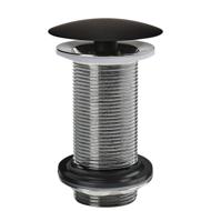 Bonde écoulement libre noire lavabo Ø100mm