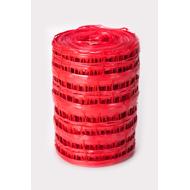 Grillage avertisseur rouge non détectable rouleau 100m x30cm