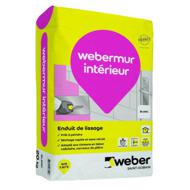 ENDUIT DE LISSAGE INTERIEUR WEBERMUR BLANC SAC 20KG