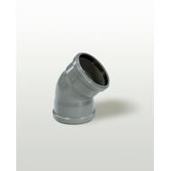COUDE PVC ASSAINISSEMENT CR8 Ø250 FEMELLE-FEMELLE 45°