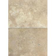 MARCHE EN L TRAVERTIN BORD ROND 33X61CM EP.1,2MM