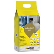 Mortier joint WEBER JOINT STAR blanc pur sac 5kg