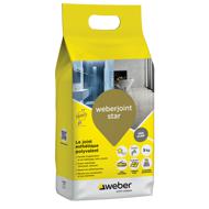 Mortier joint WEBER JOINT STAR gris acier sac 5kg