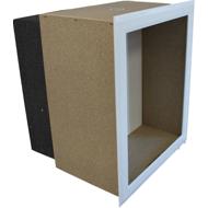 Trappe bois isolée BBC RT2012 30,5cm 49x59cm couvre joint PVC R=8