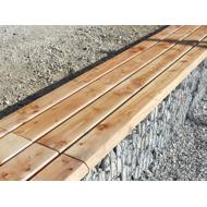 Kit pour assise banc gabion 100x50x50cm