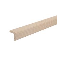 Baguette d'angle sapin sans noeud 27,5x27,5mm 2,50m