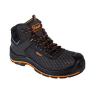 Chaussure de sécurité haute Neptune Noir/Orange S3 SRC T.45