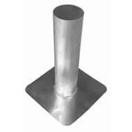 Evacuation droite eaux pluviales Ø110mm 500mm aluminium