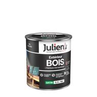 Peinture microporeuse bois JULIEN Noir 0.5L
