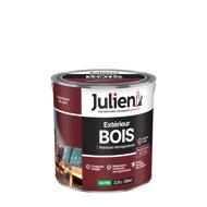 Peinture microporeuse bois JULIEN Rouge basque 2.5L