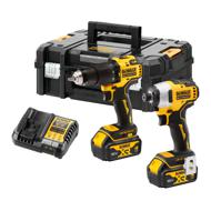 VISSEUSE PERCUSSION + VISSEUSE A CHOC DEWALT DCK2062M2T-QW KIT