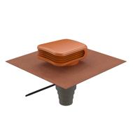 Terminal ventilation universel VALETIS 500x600mm multidiam ocre