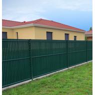 Kit d'occultation verticale PVC alvéolaire 2,5x1,230m vert 6005