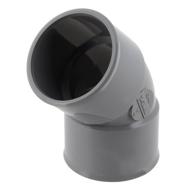Coude PVC Ø40mm femelle-femelle 45° CH44