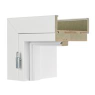 Chambranle/C-chambranle CLYPSO 2 MDF boîte 1 55à82 9010 204x83cm G