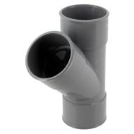 Culotte PVC à coller Ø50 femelle-femelle 45°