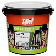 Cheville sans vis Colortech Ø6x35mm seau 500