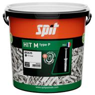 Cheville HITM tête plate Ø5x25mm seau 1000