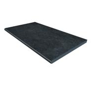 MARGELLE LYON NOIR ARRONDIE 30X60CM EP.20MM