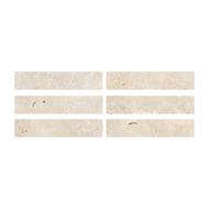 Plinthe travertin nuancé vieilli 8x40,6cm Ep.12mm