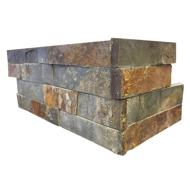 Parrement d'angle ardoise Z DECO fantasia 15x20/40cm Ep.10-20mm
