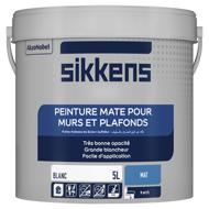 Peinture pour murs et plafonds mat blanc 5L